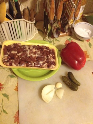 Потроха по-летнему - Шаг 1