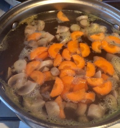 Грибной супчик из шампиньонов - Шаг 4