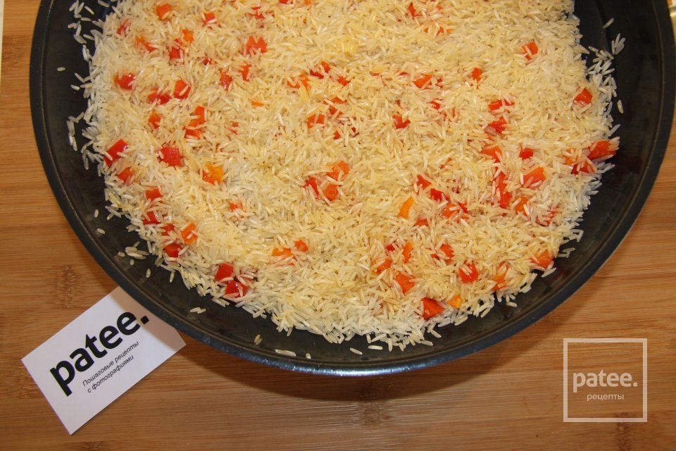 Простая паэлья с морепродуктами - Шаг 5