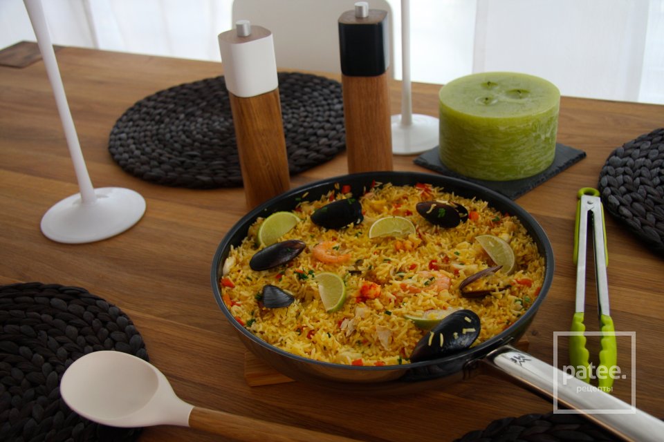 Простая паэлья с морепродуктами - Шаг 14