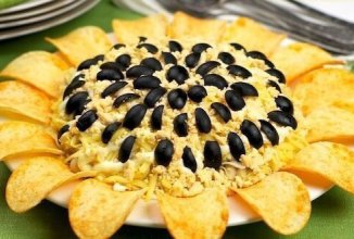 Салат "Подсолнух"