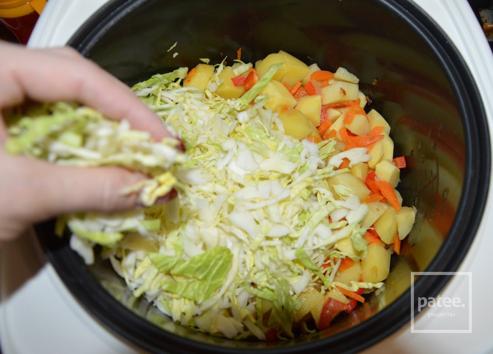 Овощное рагу с сосисками - Шаг 10