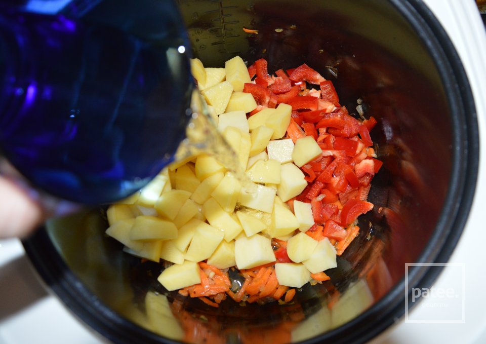 Овощное рагу с сосисками - Шаг 9