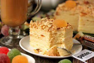 Торт Наполеон творожный