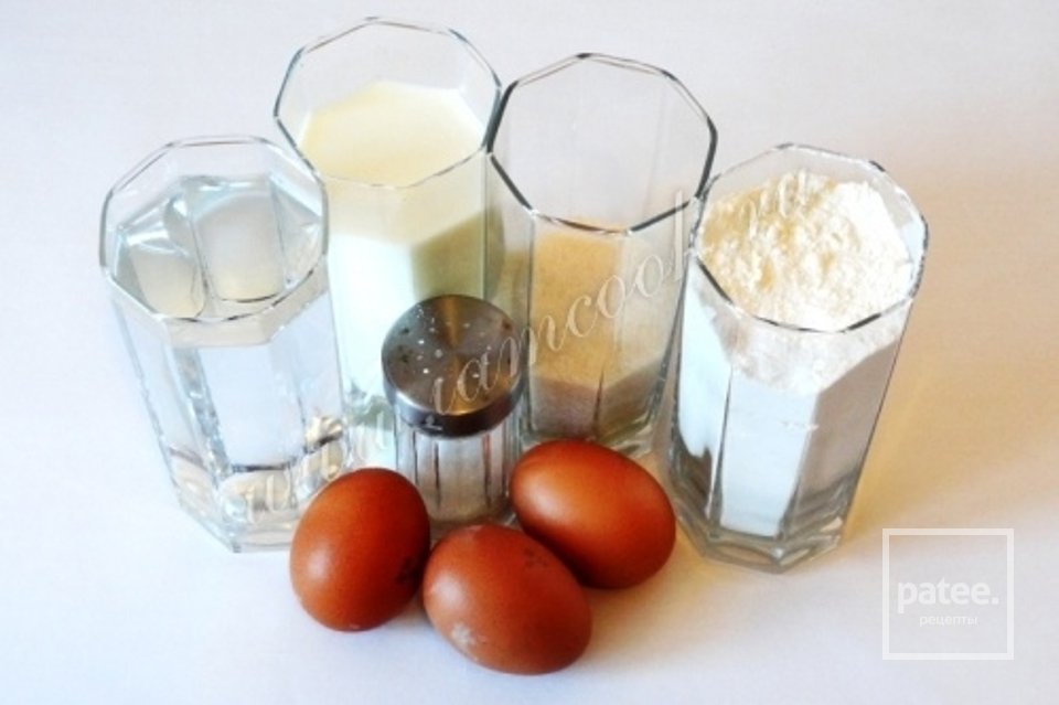 Блины с бананом и шоколадом - Шаг 1