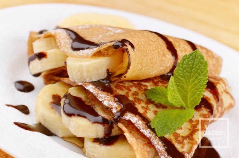 Блины с бананом и шоколадом - Шаг 3