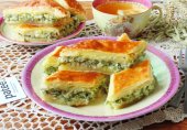 Пирог с сыром и шпинатом
