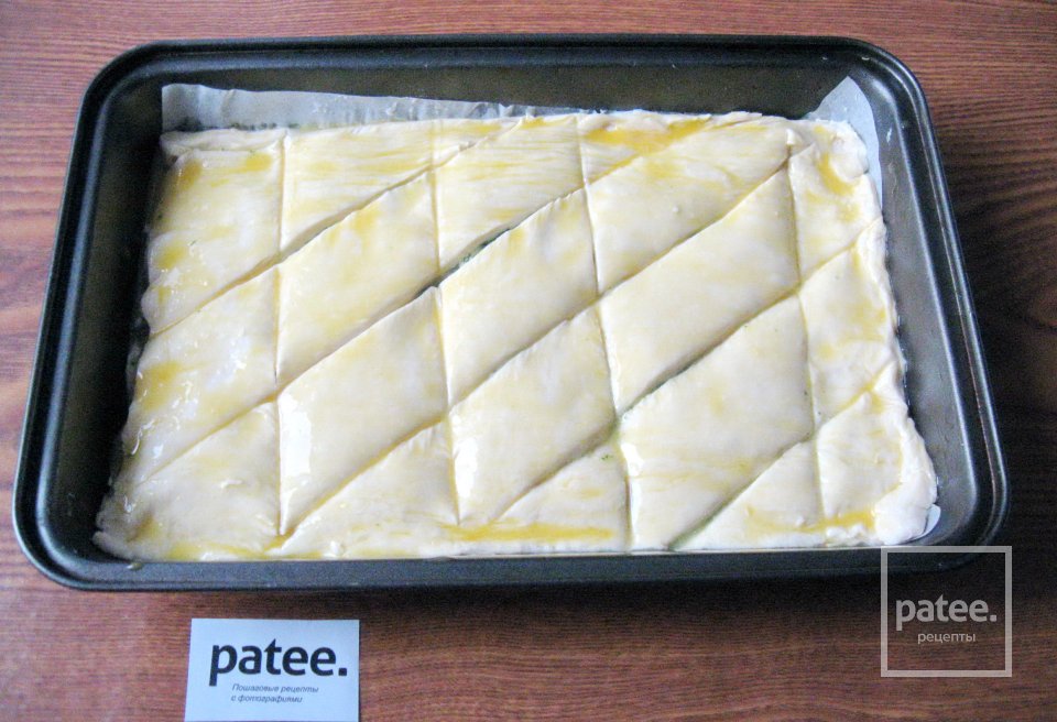 Пирог с сыром и шпинатом - Шаг 16