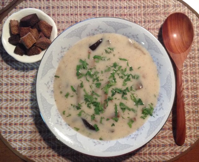 "Грибной" картофельный суп без грибов