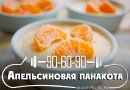 Апельсиновая панакотта