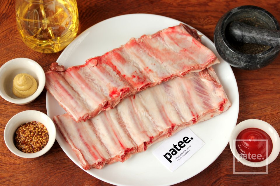 Свиные рёбрышки к пиву - Шаг 1