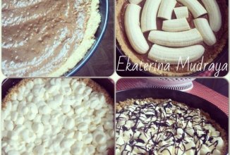 "Banoffee pie" - настоящее банановое блаженство.