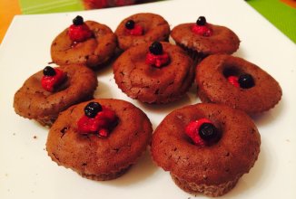 Маффины с жидкой начинкой