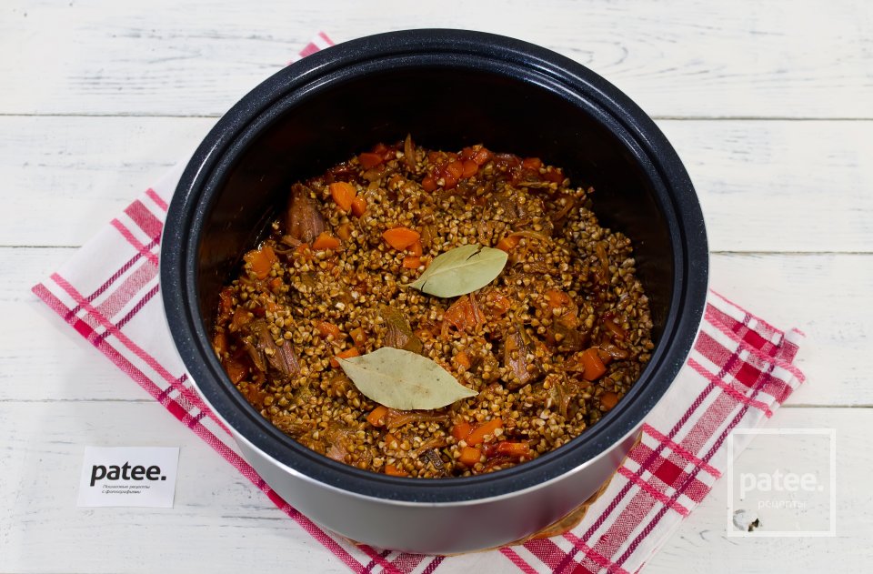 Гречка с говяжьей тушенкой - Шаг 9