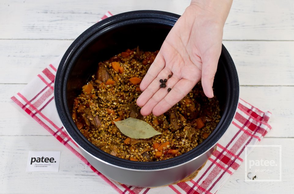 Гречка с говяжьей тушенкой - Шаг 10