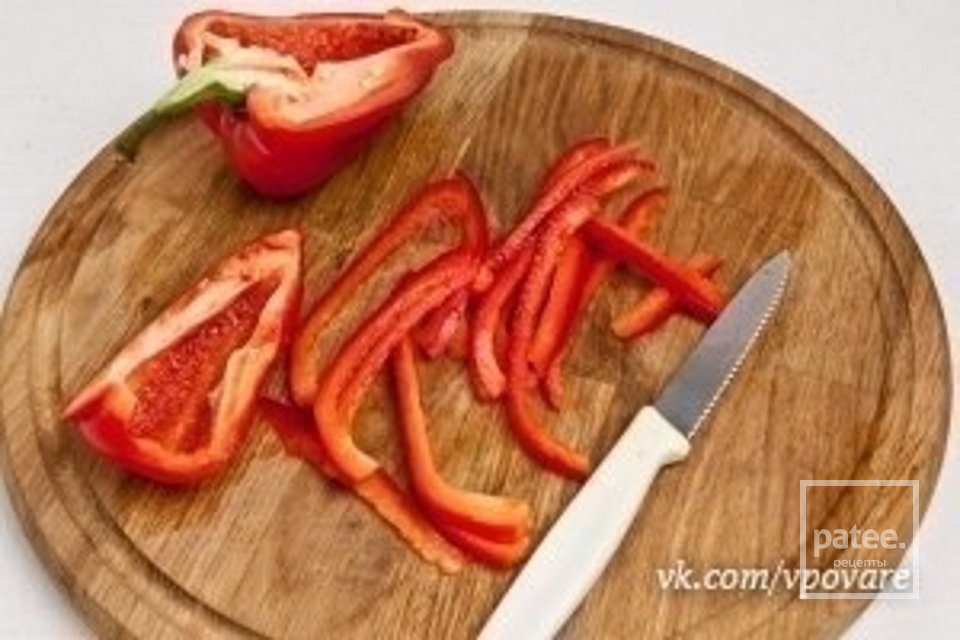 Фунчоза с грибами и овощами - Шаг 4