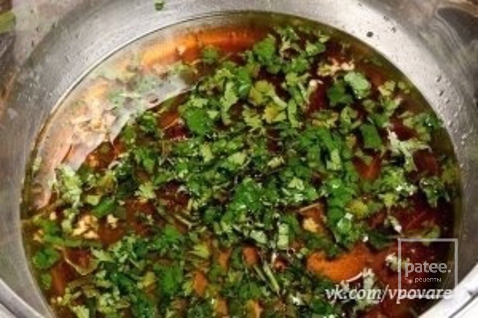 Фунчоза с грибами и овощами - Шаг 6