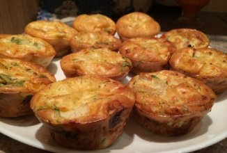 Куриные маффины с сыром