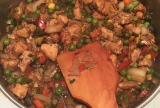 Куриное Филе и смесь овощей