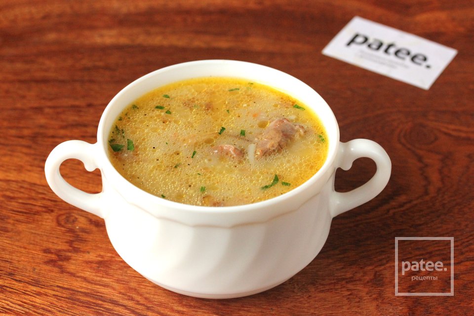 Суп с плавленым сыром и вермишелью в мультиварке - Шаг 13