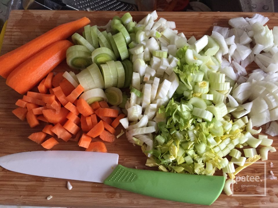 Овощной бульон - Шаг 1