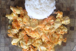 Куриное филе в сметане