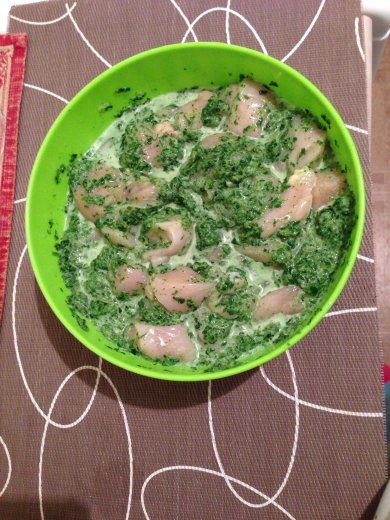 Куринное филе со шпинатом - Шаг 4