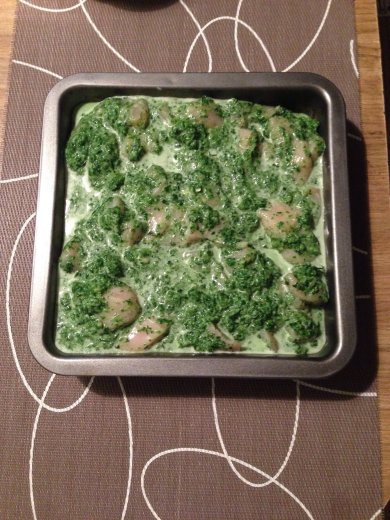 Куринное филе со шпинатом - Шаг 5