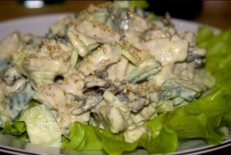 Салат с осьминога