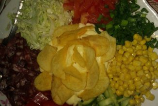 Салат "Весенний подсолнух"