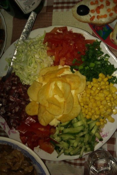 Салат "Весенний подсолнух" - Шаг 1