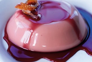 Гранатовая панна-котта