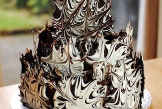 Шоколадный взрыв - украшение торта