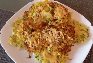 Капустные оладьи