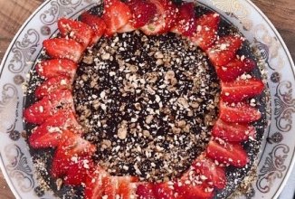 Шоколадный торт без яиц и молока (веганский )