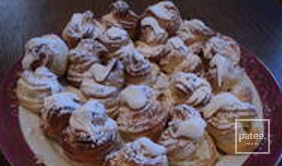 Профитроли с заварным кремом - Шаг 12