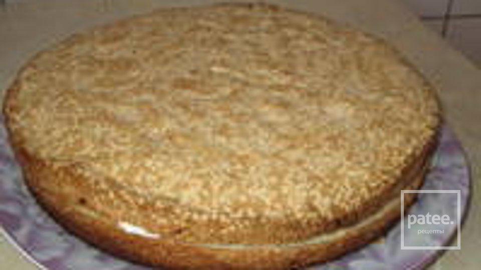 Бисквитный торт с бананом - Шаг 5