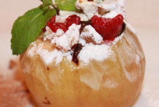 Чизкейк в яблоке