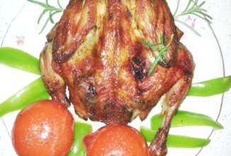 Цыпленок запеченный в рукаве