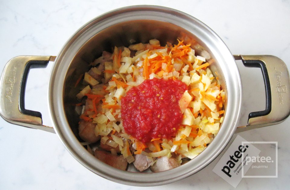 Овощное рагу со свининой и вином - Шаг 9