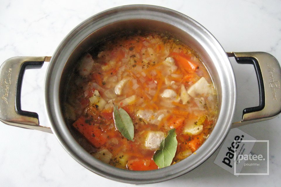 Овощное рагу со свининой и вином - Шаг 12