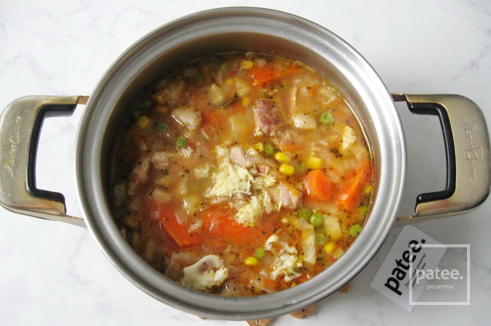 Овощное рагу со свининой и вином - Шаг 14