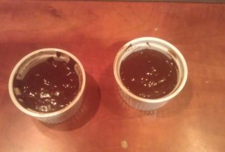 Шоколадный фондан*