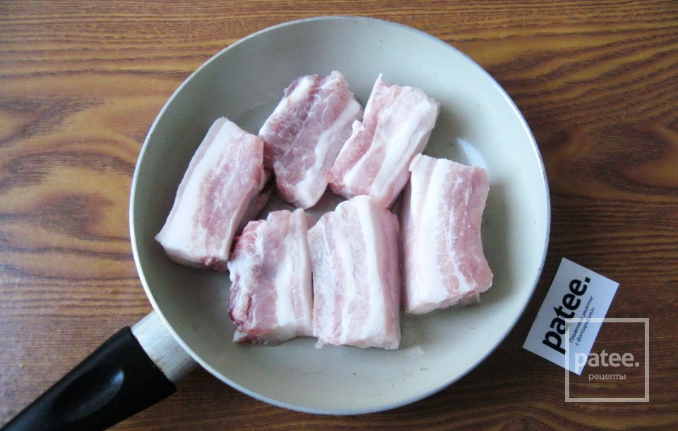 Свиная грудинка в кисло-сладком соусе - Шаг 2