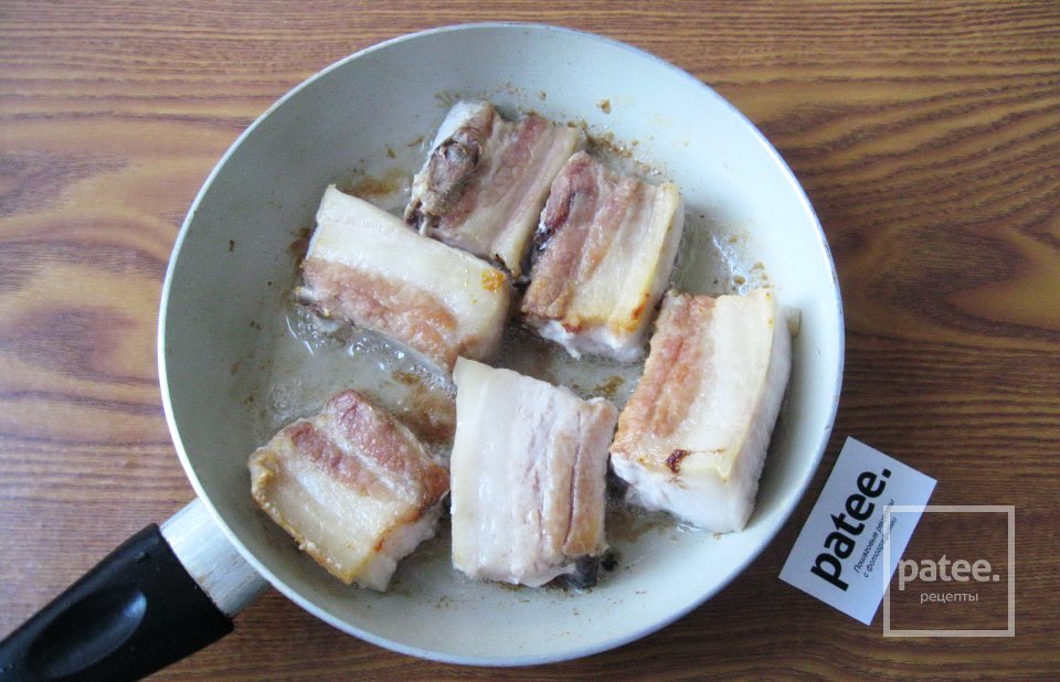 Свиная грудинка в кисло-сладком соусе - Шаг 3