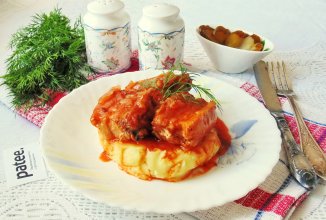 Свиная грудинка в кисло-сладком соусе