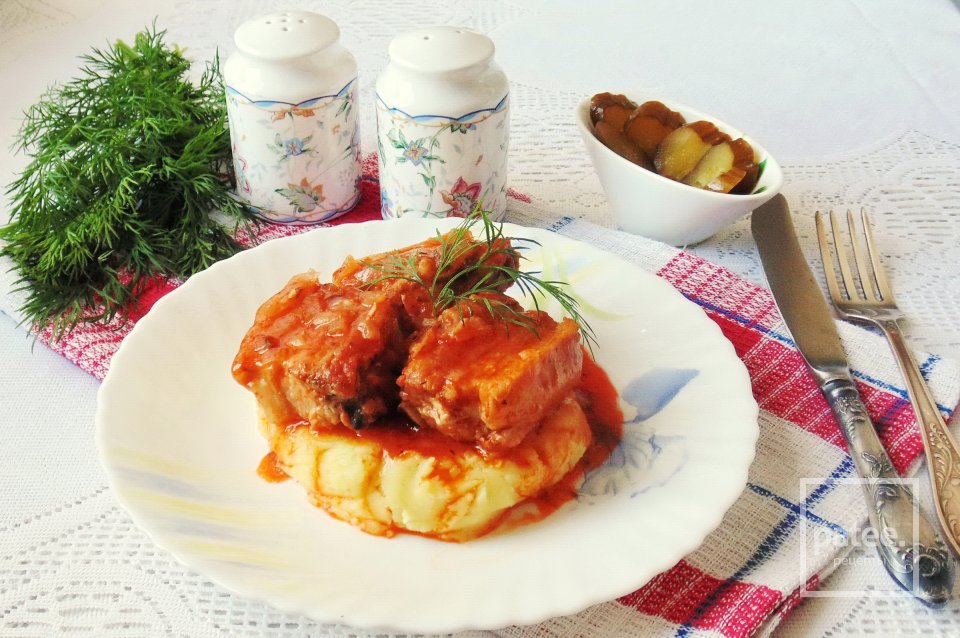 Свиная грудинка в кисло-сладком соусе - Шаг 12