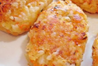 Постные котлетки рисовые