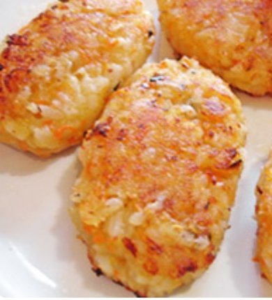 Постные котлетки рисовые