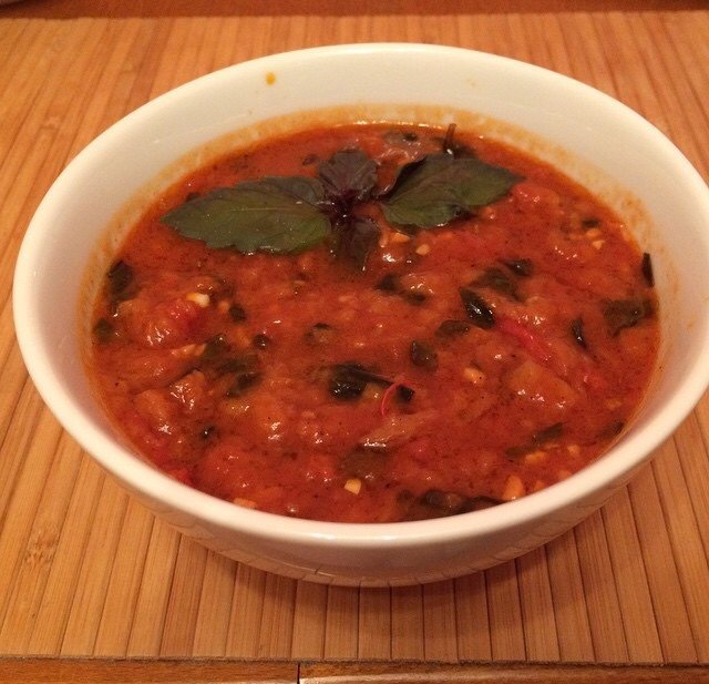 Пикантный томатный суп